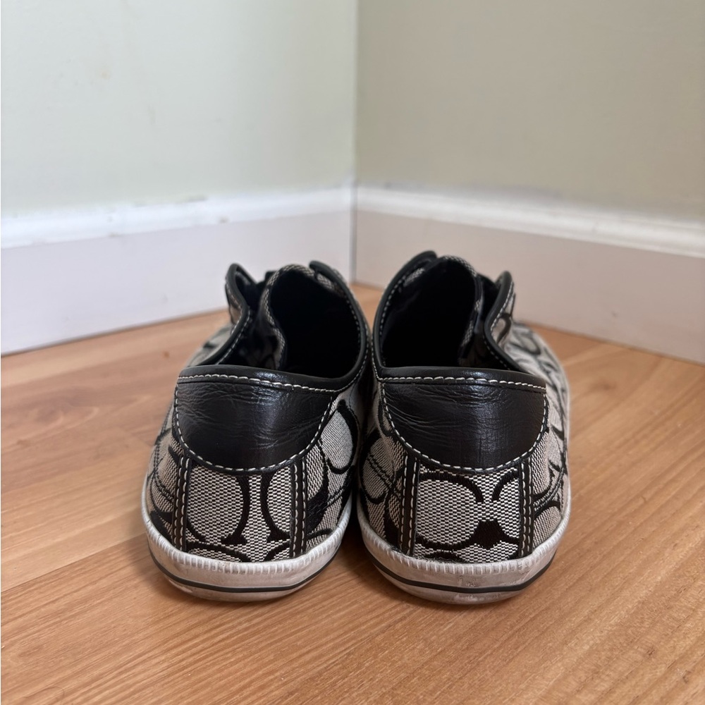 Coach Bev Monogram Signature Logo Slip On Sneakers - Picture 5 of 14